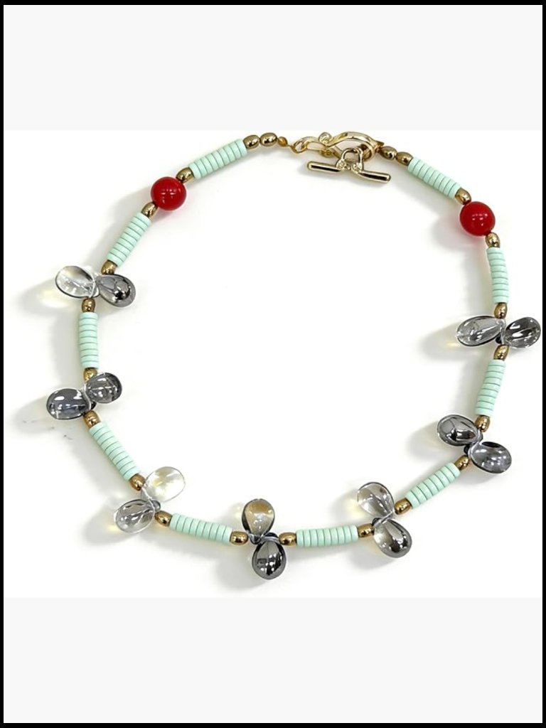 Bohemian Necklace Collection Natural Stones Shell & Crystal Pendants Layering